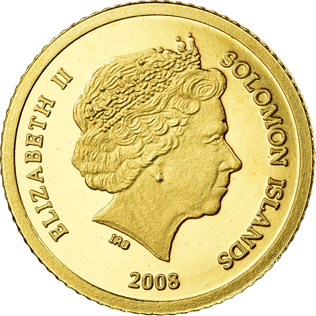 Coin, Solomon Islands, Daedalus, 5 Dollars, 2008, MS(65-70), Gold