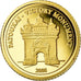 Coin, Laos, Patouxai, 500 Kip, 2008, MS(65-70), Gold