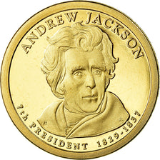 Coin, United States, Dollar, 2008, Andrew Jackson, U.S. Mint, Philadelphia,