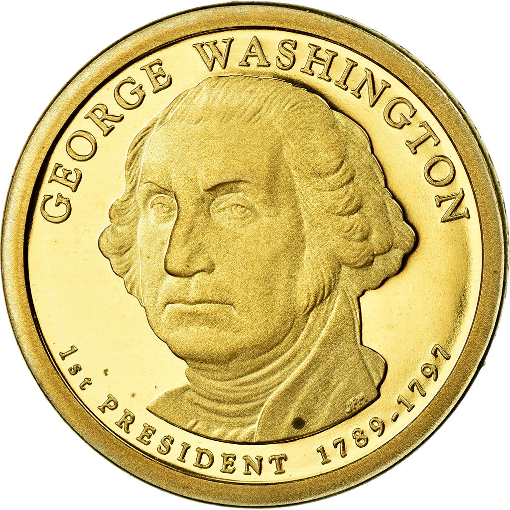 Münze, Vereinigte Staaten, Dollar, 2007, U.S. Mint, George Washington, UNZ