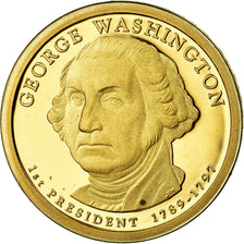 Münze, Vereinigte Staaten, Dollar, 2007, U.S. Mint, George Washington, UNZ