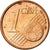Grecja, Euro Cent, 2002, Athens, AU(55-58), Miedź platerowana stalą, KM:181