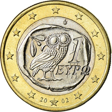 Greece, Euro, 2002, AU(55-58), Bi-Metallic, KM:187