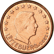 Luxemburgo, Euro Cent, 2002, AU(55-58), Aço Cromado a Cobre, KM:75
