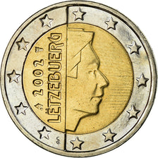 Luxemburgo, 2 Euro, 2002, EBC, Bimetálico, KM:82