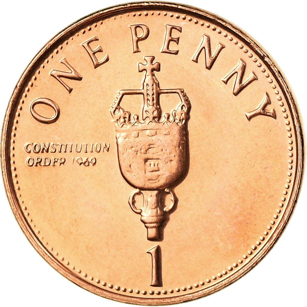 Coin, Gibraltar, Elizabeth II, Penny, 2009, MS(63), Copper Plated Steel, KM:1079