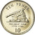 Moneta, Gibilterra, Elizabeth II, 10 Pence, 2009, Pobjoy Mint, SPL, Rame-nichel
