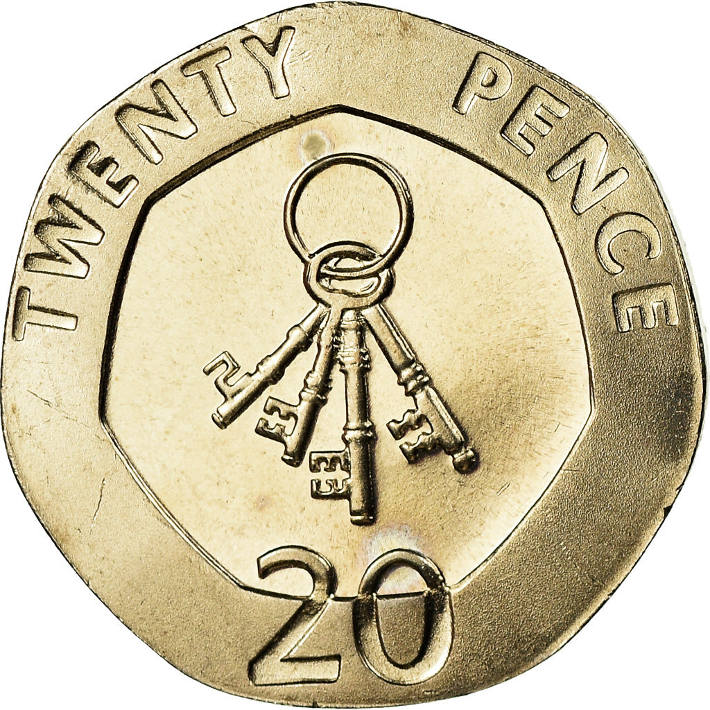 Coin, Gibraltar, Elizabeth II, 20 Pence, 2009, Pobjoy Mint, MS(63)
