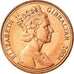 Coin, Gibraltar, Elizabeth II, 2 Pence, 2004, MS(63), Copper Plated Steel