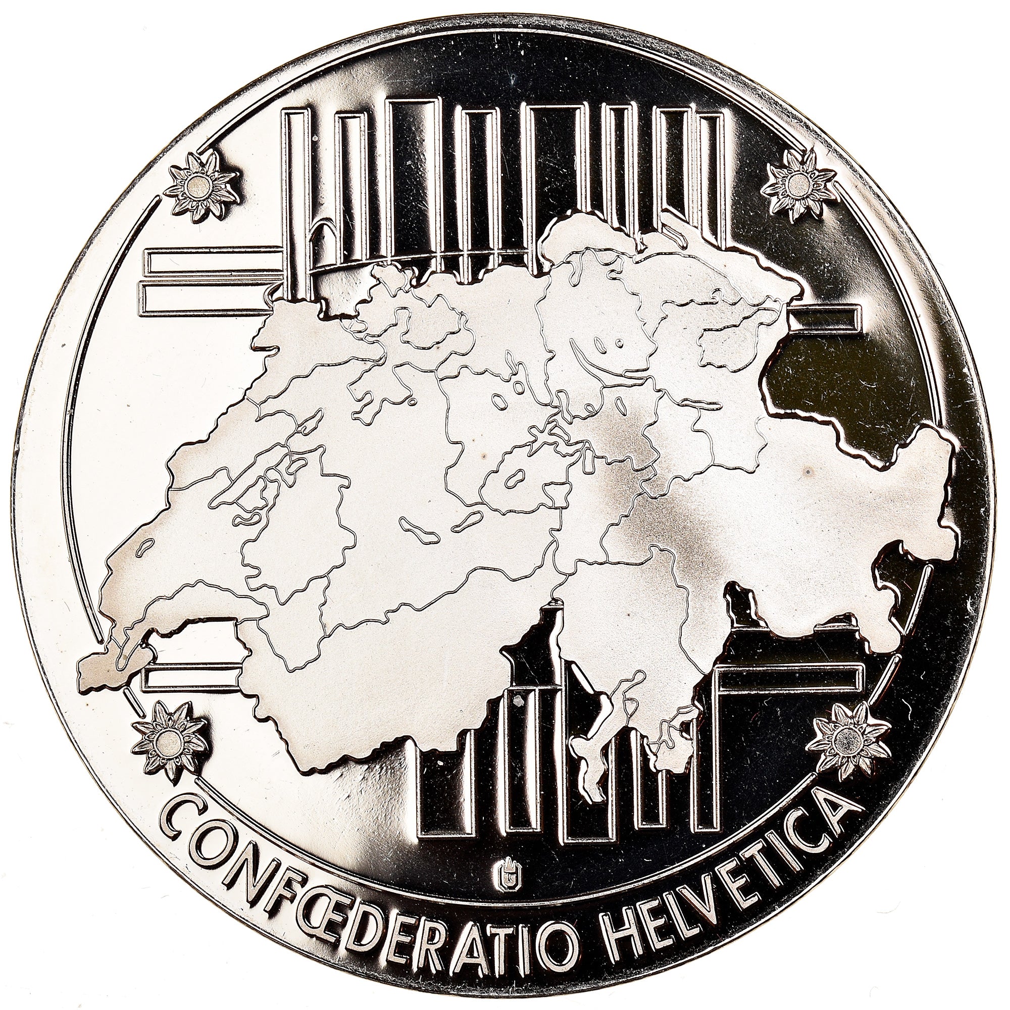 Switzerland, Medal, Billet de Banque 20 Francs, 1914, MS(63), Copper-nickel