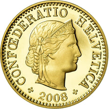 Coin, Switzerland, 5 Rappen, 2008, Bern, Proof, MS(65-70), Aluminum-Bronze
