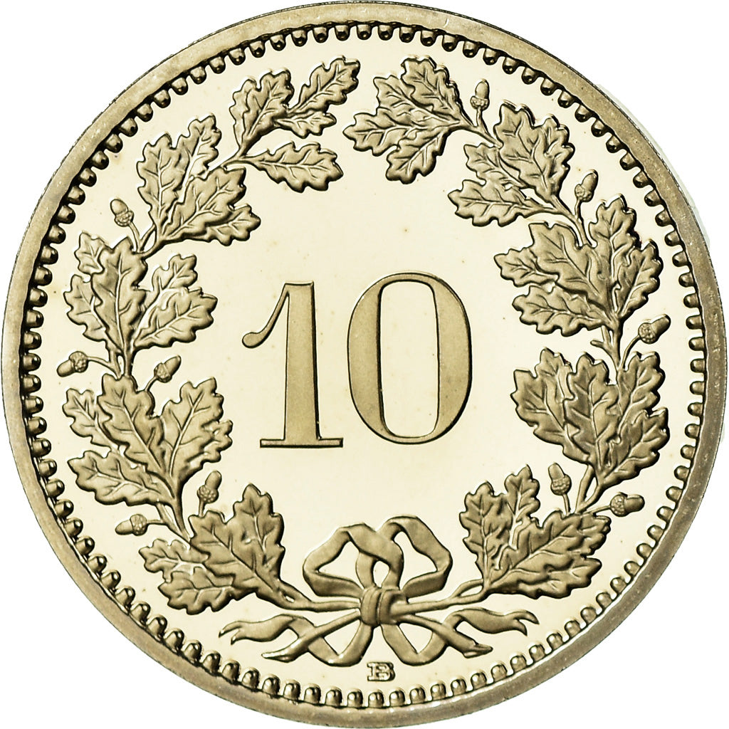 Monnaie, Suisse, 10 Rappen, 2008, Bern, Proof, FDC, Copper-nickel, KM:27