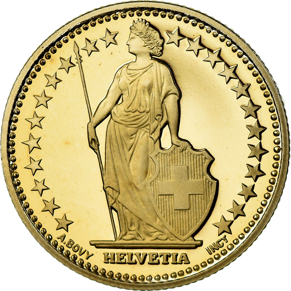 Coin, Switzerland, 1/2 Franc, 2008, Bern, Proof, MS(65-70), Copper-nickel