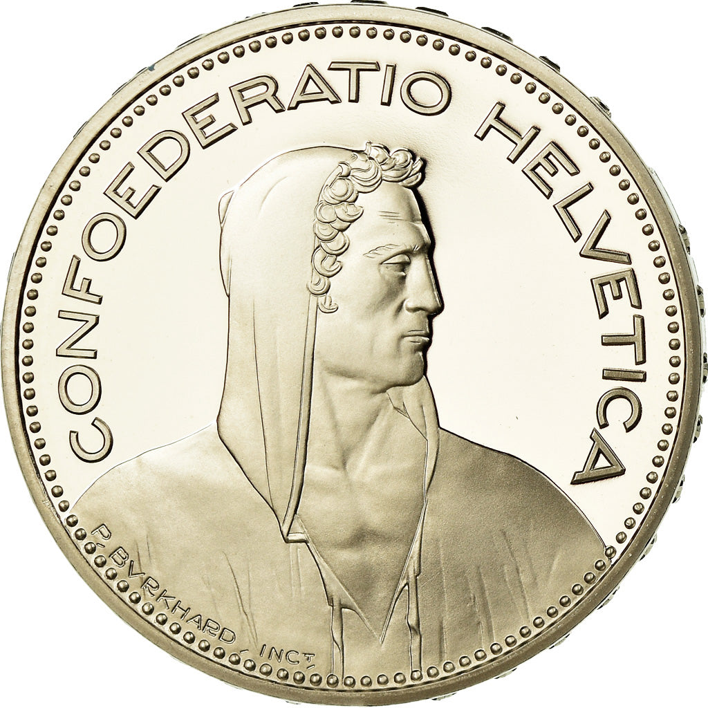 Coin, Switzerland, 5 Francs, 2008, Bern, Proof, MS(65-70), Copper-nickel