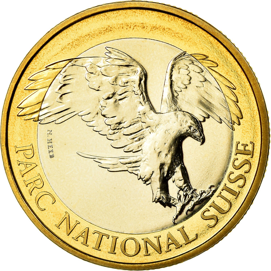Coin, Switzerland, 10 Francs, 2008, Bern, Proof, MS(65-70), Bi-Metallic, KM:126