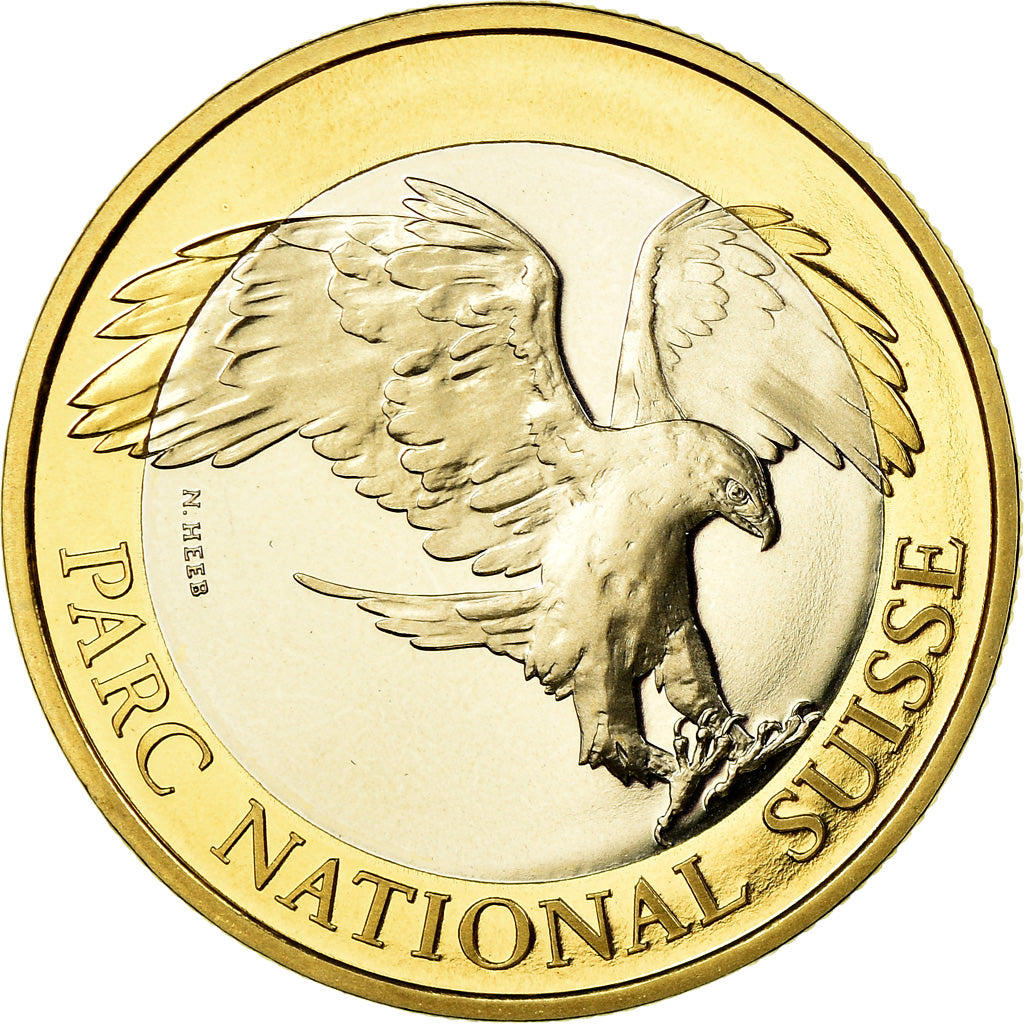 Coin, Switzerland, 10 Francs, 2008, Bern, Proof, MS(65-70), Bi-Metallic, KM:126