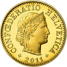 Coin, Switzerland, 5 Rappen, 2011, Bern, Proof, MS(65-70), Aluminum-Bronze