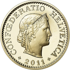 Coin, Switzerland, 10 Rappen, 2011, Bern, Proof, MS(65-70), Copper-nickel, KM:27