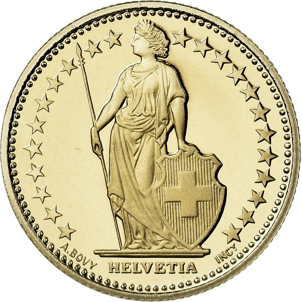 Coin, Switzerland, 1/2 Franc, 2011, Bern, Proof, MS(65-70), Copper-nickel