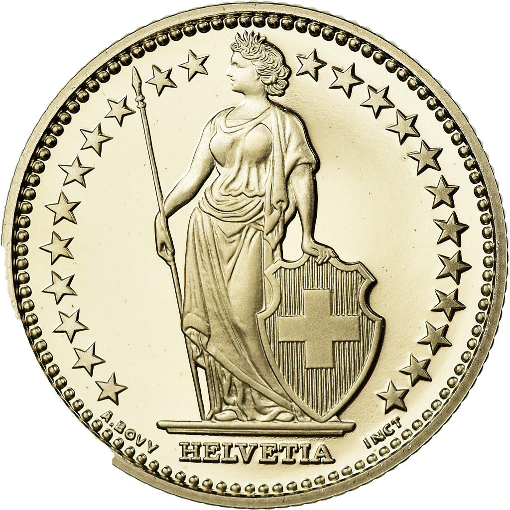 Coin, Switzerland, Franc, 2011, Bern, Proof, MS(65-70), Copper-nickel, KM:24a.3