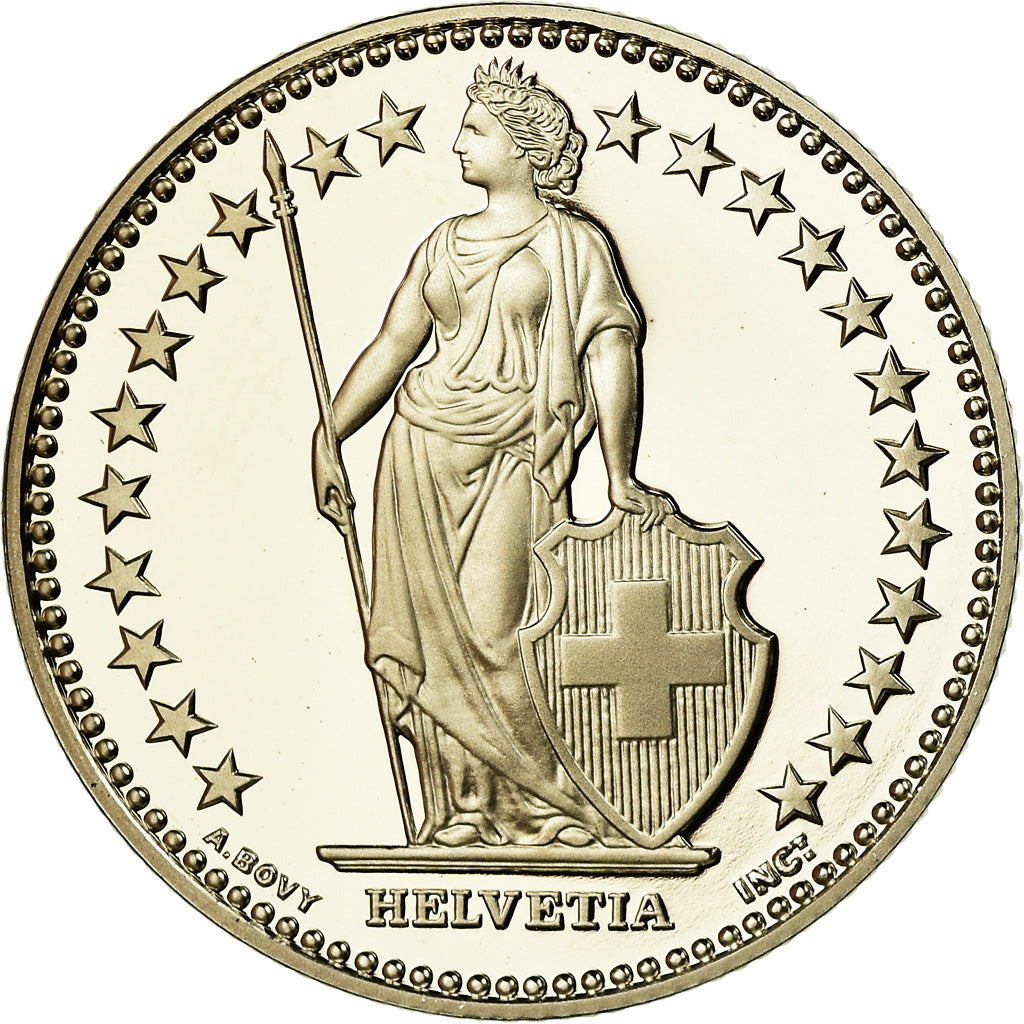 Coin, Switzerland, 2 Francs, 2011, Bern, Proof, MS(65-70), Copper-nickel