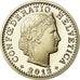 Coin, Switzerland, 20 Rappen, 2012, Bern, Proof, MS(65-70), Copper-nickel