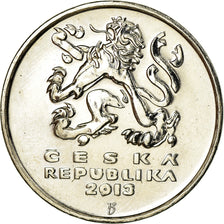 Moneta, Repubblica Ceca, 5 Korun, 2013, BB, Acciaio placcato nichel, KM:8