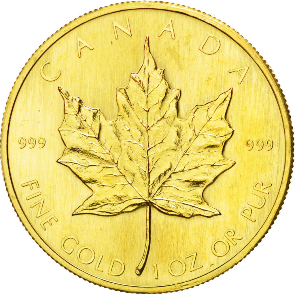 CANADA, 50 Dollars, 1980, Royal Canadian Mint, KM #125.1, AU(55-58), Gold, 31.18