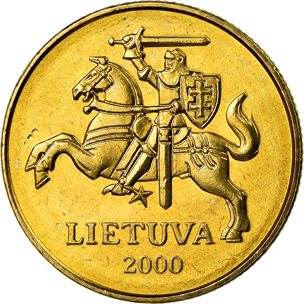 Monnaie, Lithuania, 50 Centu, 2000, SPL, Nickel-brass, KM:108