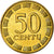 Moneta, Litwa, 50 Centu, 2000, MS(63), Mosiądz niklowy, KM:108