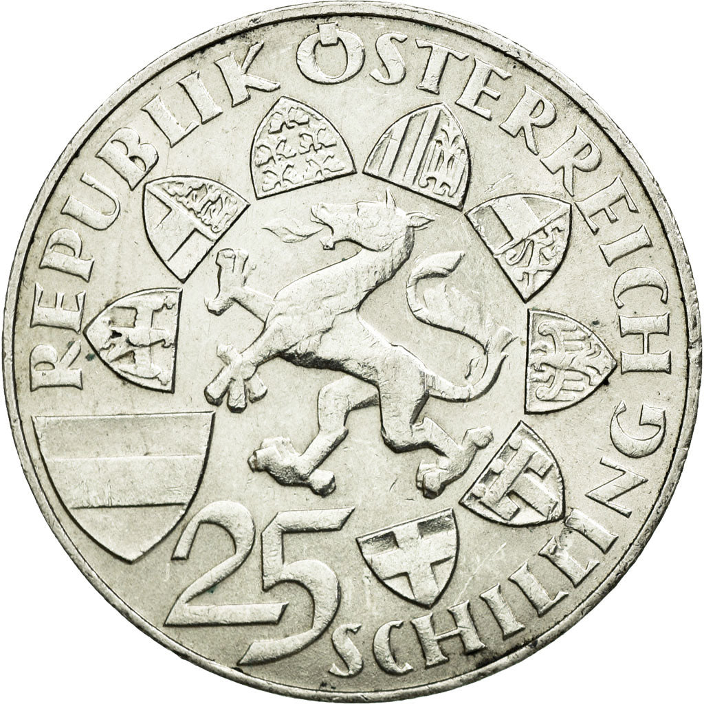 Moneta, Austria, 25 Schilling, 1959, BB+, Argento, KM:2887