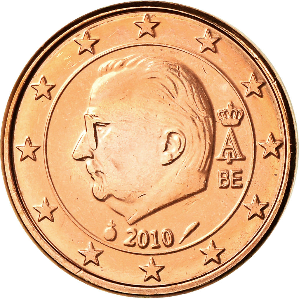 Belgium, Euro Cent, 2010, MS(63), Copper Plated Steel, KM:274