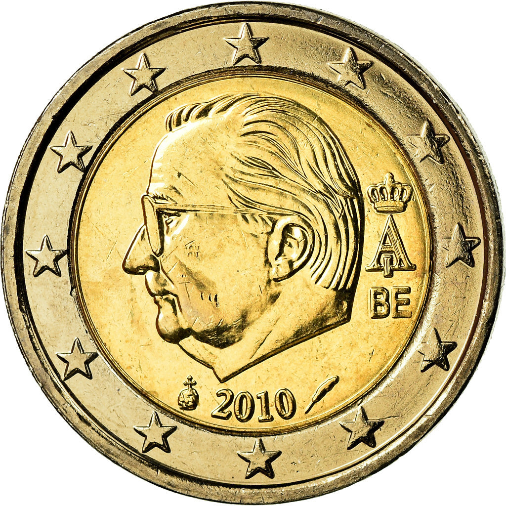 Belgium, 2 Euro, 2010, MS(63), Bi-Metallic, KM:281