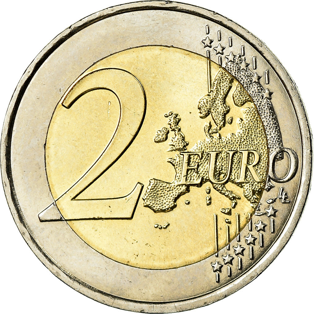 Monaco, 2 Euro, Admission à l'ONU, 2013, AU(55-58), Bi-Metallic