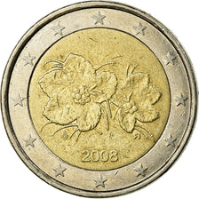 Finland, 2 Euro, 2008, EF(40-45), Bi-Metallic, KM:130