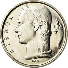 Coin, Belgium, 5 Francs, 5 Frank, 1980, MS(63), Copper-nickel, KM:134.1