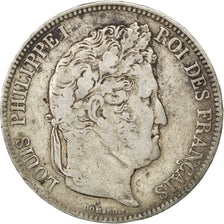 Louis Philippe Ier, 5 Francs tête laurée, 1833 D, KM 749.4