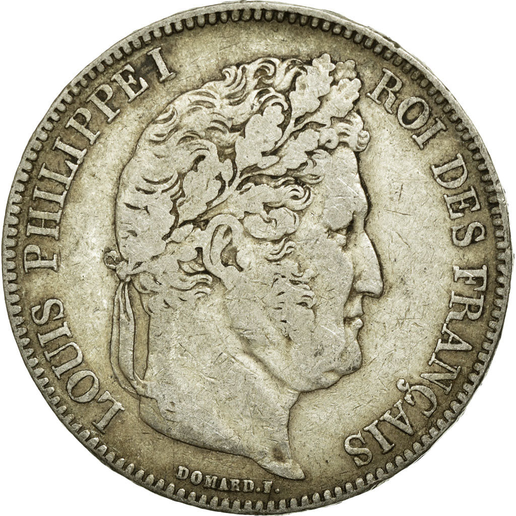 Coin, France, Louis-Philippe, 5 Francs, 1832, Bordeaux, VF(20-25), Silver