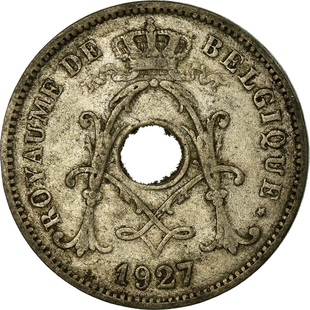 Coin, Belgium, 10 Centimes, 1927, VF(30-35), Copper-nickel, KM:85.1