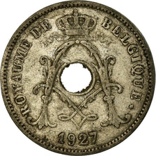 Coin, Belgium, 10 Centimes, 1927, VF(30-35), Copper-nickel, KM:85.1