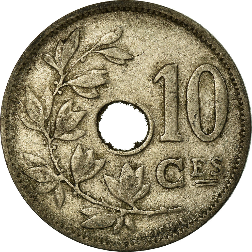 Coin, Belgium, 10 Centimes, 1927, VF(30-35), Copper-nickel, KM:85.1