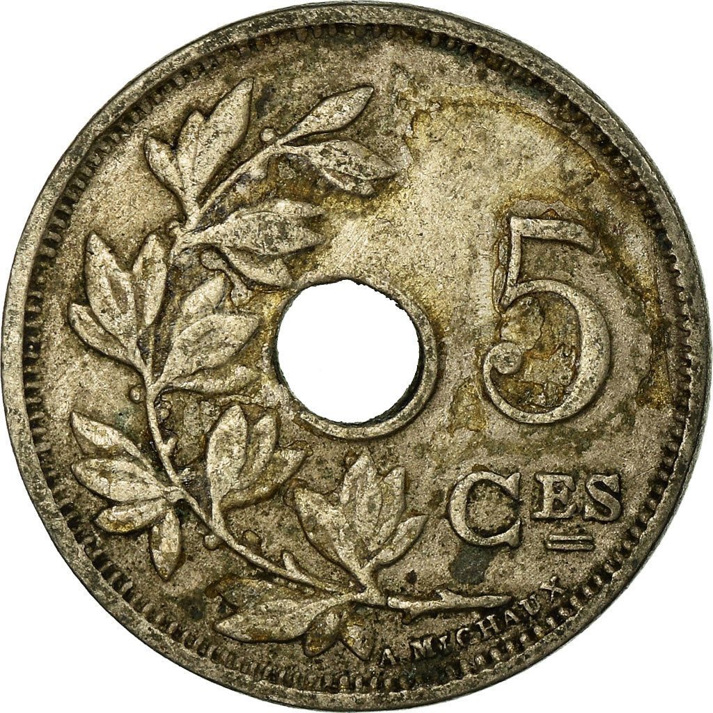Monnaie, Belgique, 5 Centimes, 1920, TB+, Copper-nickel, KM:66