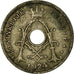 Moneta, Belgio, 5 Centimes, 1924, MB+, Rame-nichel, KM:67