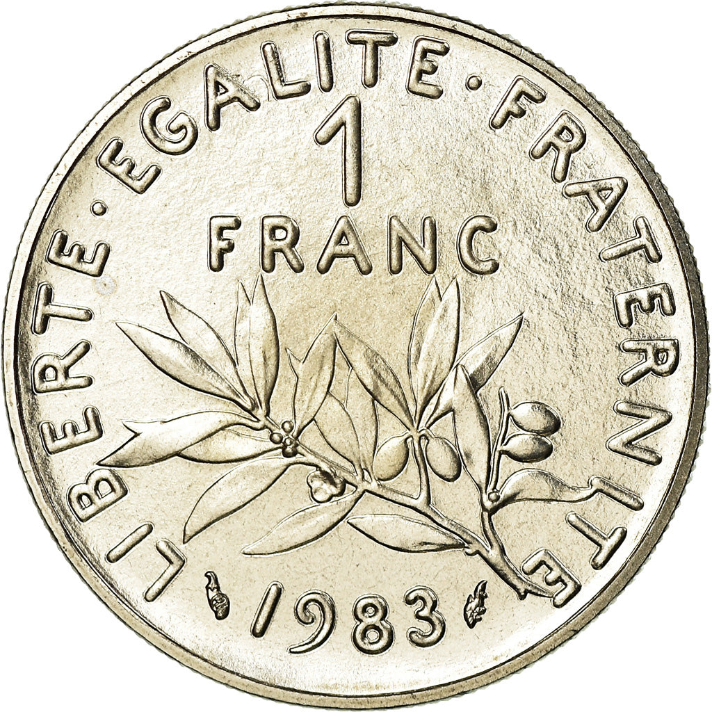 Monnaie, France, Semeuse, Franc, 1983, Paris, FDC, Nickel, Gadoury:474, KM:925.1