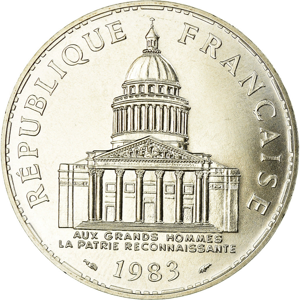Monnaie, France, Panthéon, 100 Francs, 1983, Paris, FDC, Argent, Gadoury:898