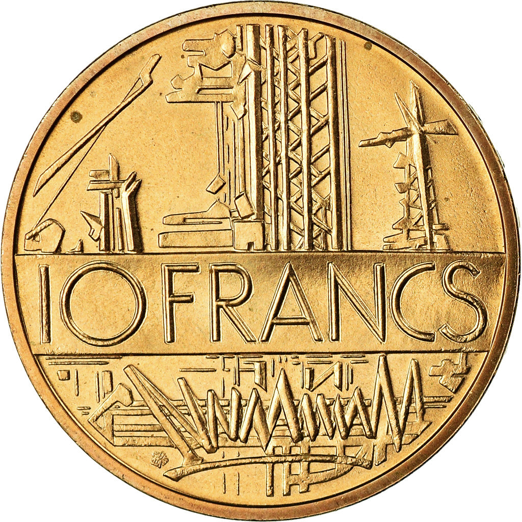 Coin, France, Mathieu, 10 Francs, 1983, Paris, MS(65-70), Nickel-brass, KM:940