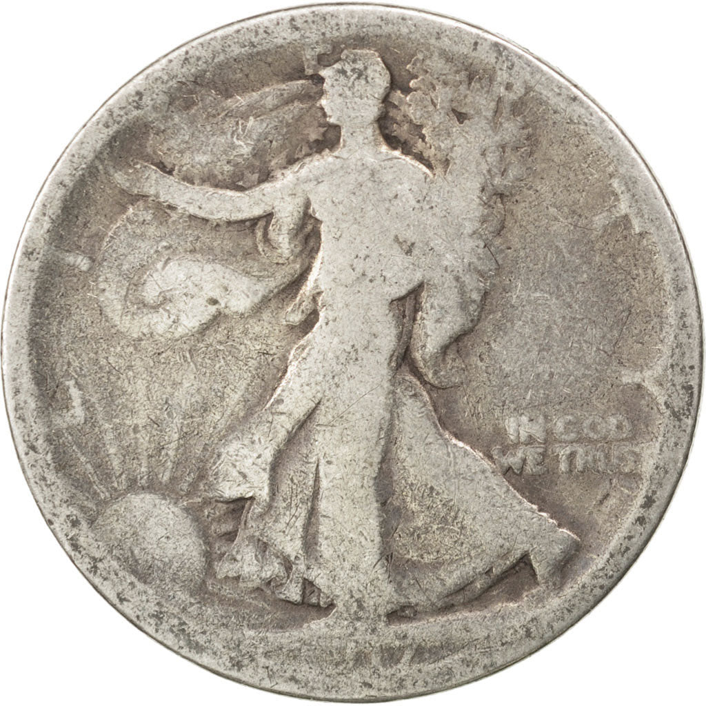UNITED STATES, Walking Liberty Half Dollar, Half Dollar, 1917, U.S. Mint, KM...