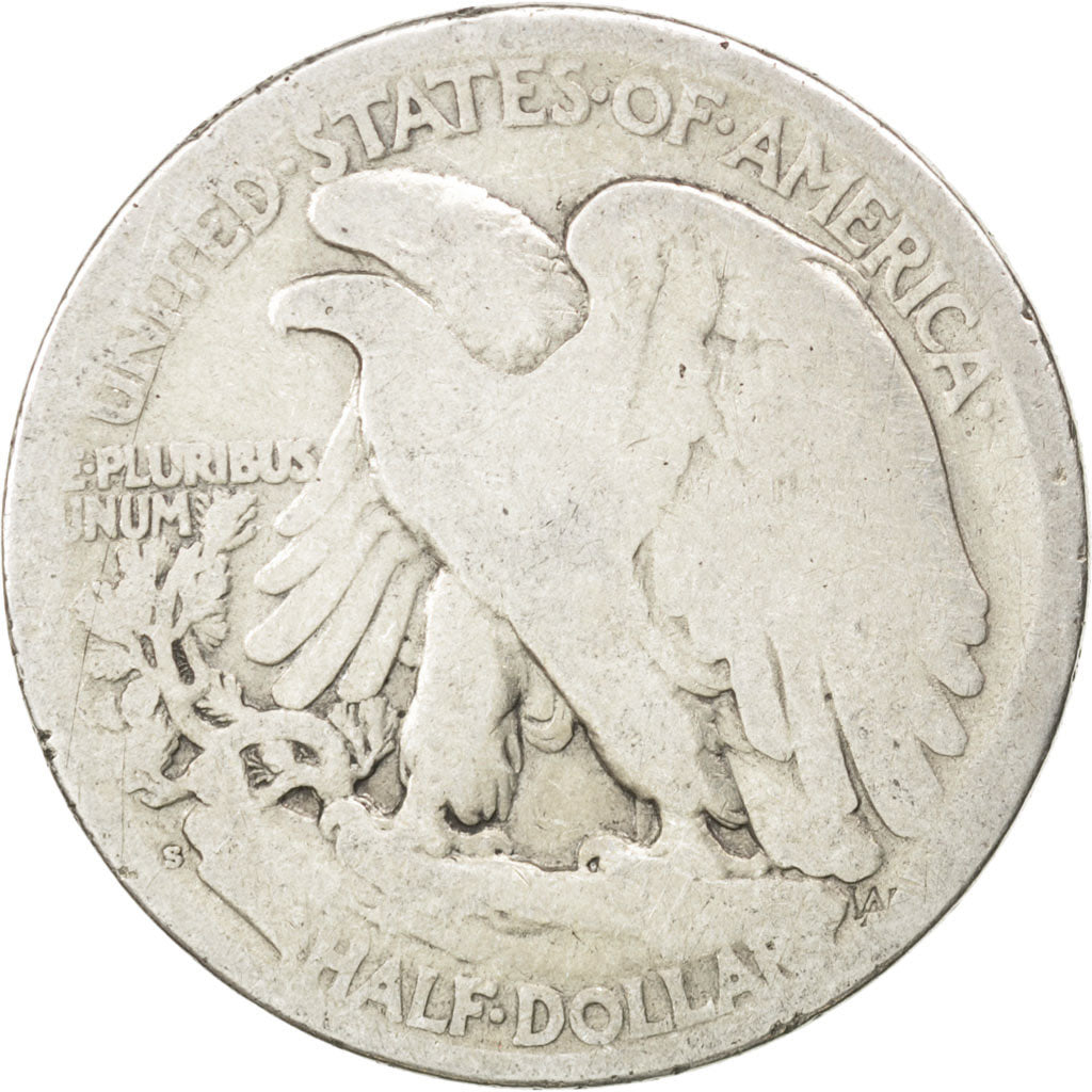 UNITED STATES, Walking Liberty Half Dollar, Half Dollar, 1917, U.S. Mint, KM...