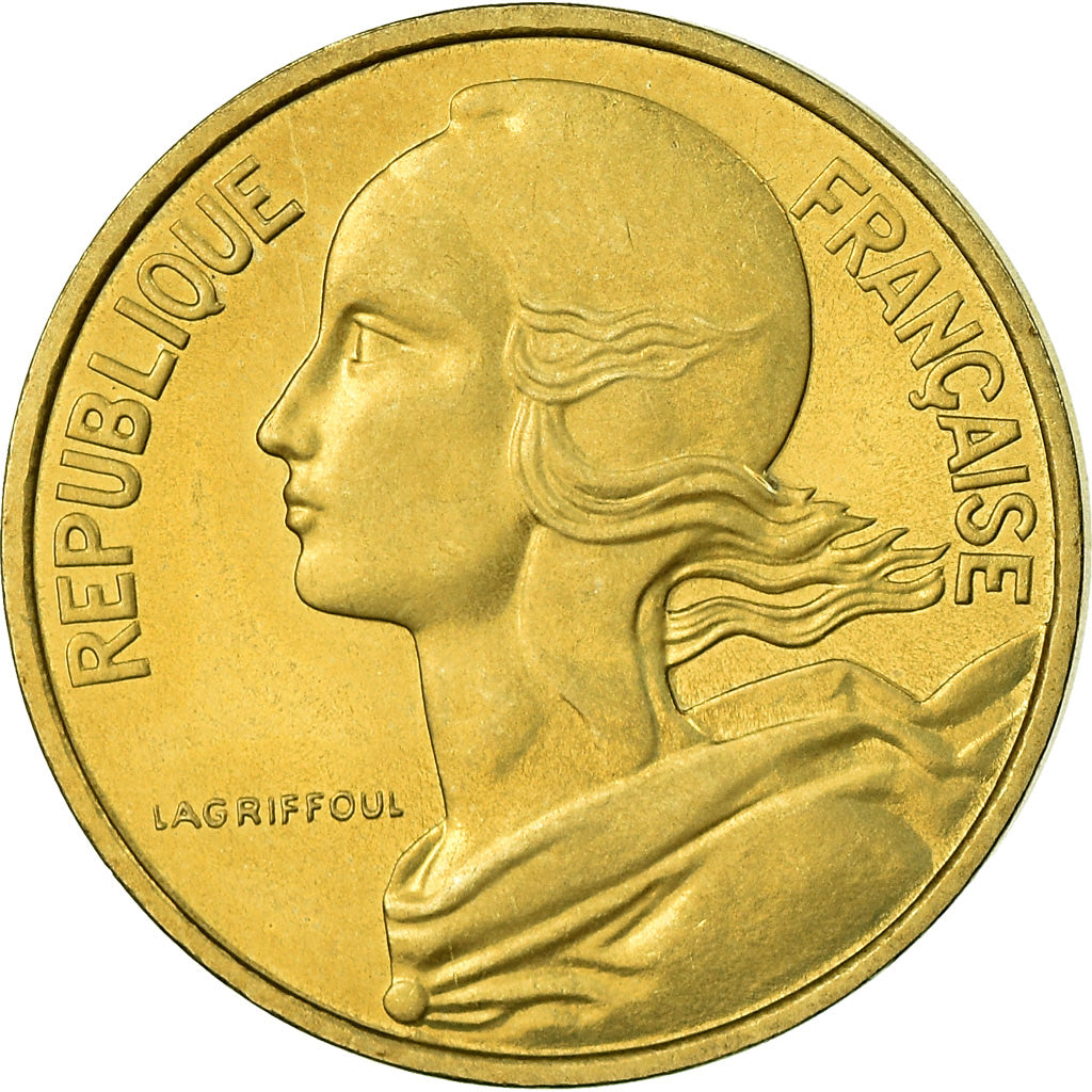 Moeda, França, Marianne, 10 Centimes, 1978, Paris, MS(65-70), Alumínio-Bronze
