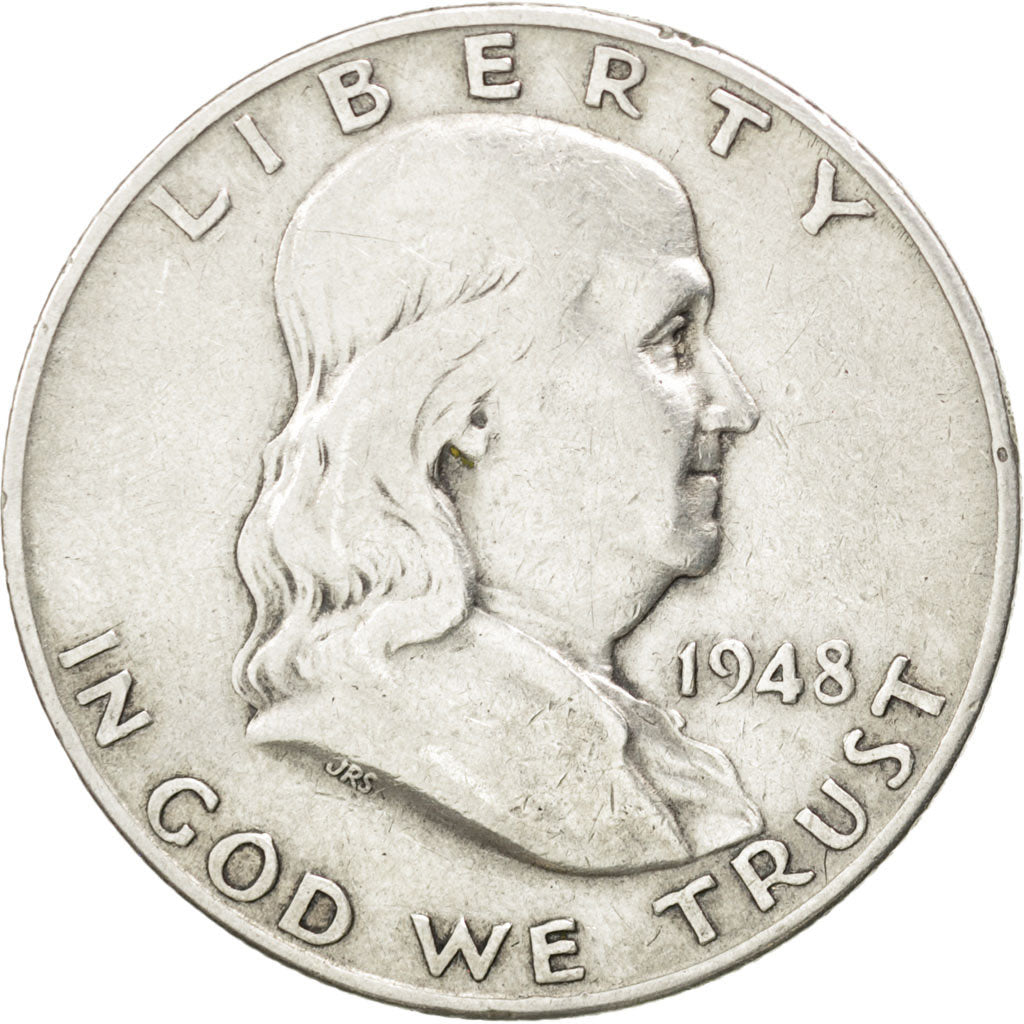 UNITED STATES, Franklin Half Dollar, Half Dollar, 1948, U.S. Mint, KM #199,...